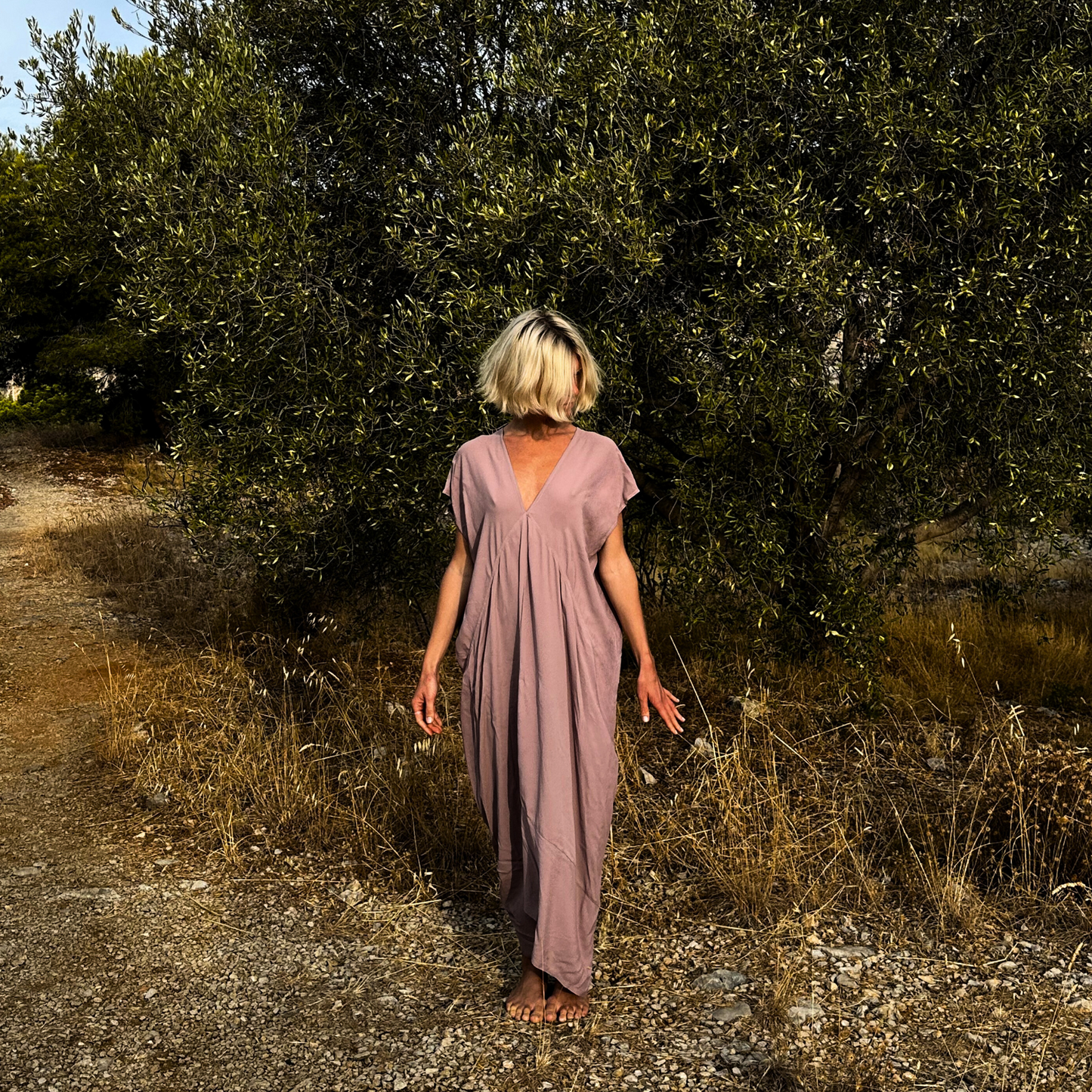 The Ava Kaftan - Sepia Rose