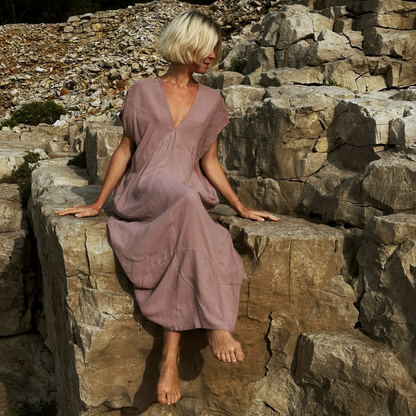 The Ava Kaftan - Sepia Rose