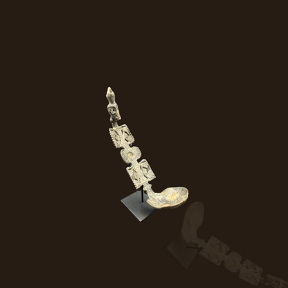 Early 20th Century East Timor Marriage Spoon on Stand