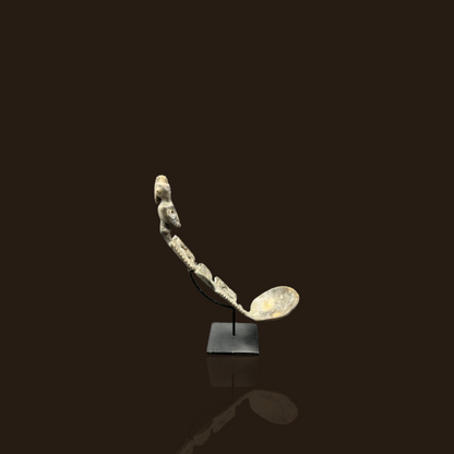 Early 20th Century East Timor Marriage Spoon on Stand